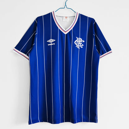 Retro 1982-83 Rangers Hjemme Fotballdrakter