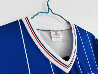 Retro 1982 83 Rangers Hjemme Fotballdrakter