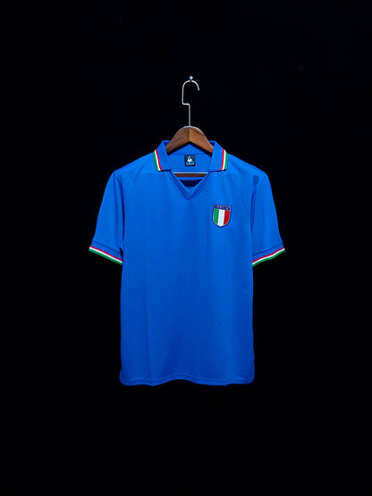 Retro 1982 Italia Hjemme Fotballdrakter