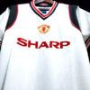Retro 1985 Manchester United Borte Fotballdrakter
