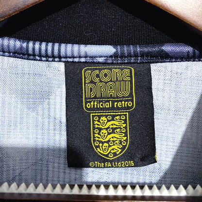 Retro 1990 England Svart Fotballdrakter