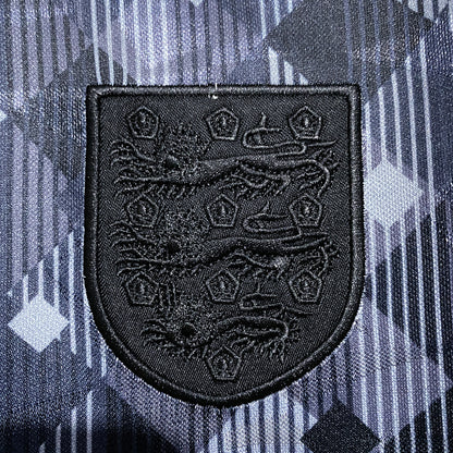Retro 1990 England Svart Fotballdrakter