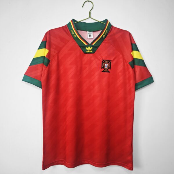 Retro 1992-94 Portugal Hjemme Fotballdrakter