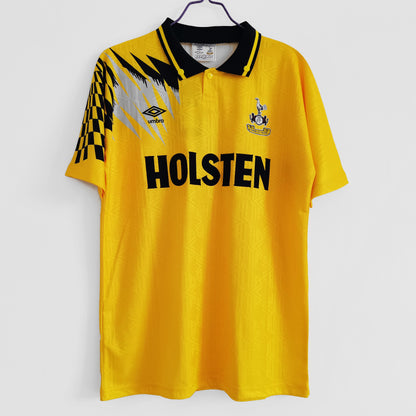Retro 1993-94 Tottenham Hotspur Borte Fotballdrakter