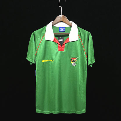Retro 1994 Bolivia Grønn Fotballdrakter