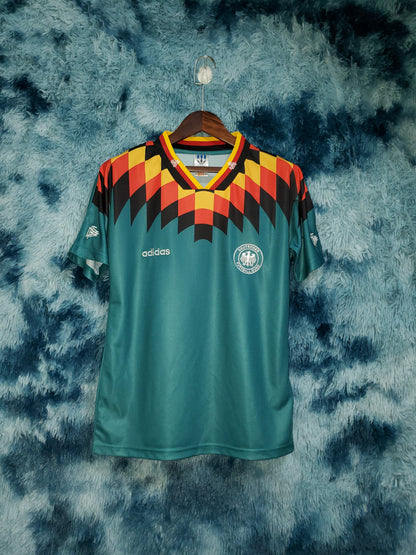 Retro 1994 Tyskland Borte Fotballdrakter