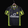 Retro 1996 Dortmund Borte Fotballdrakter Svart