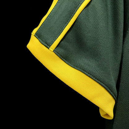 Retro 1998 Brasil Målvakt Fotballdrakter