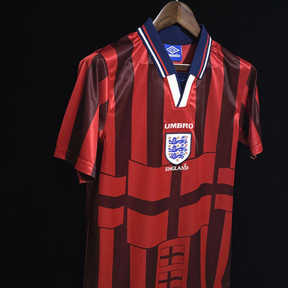 Retro 1998 England Borte Fotballdrakter