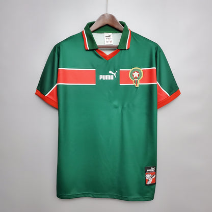 Retro 1998 Morocco Hjemme Fotballdrakter