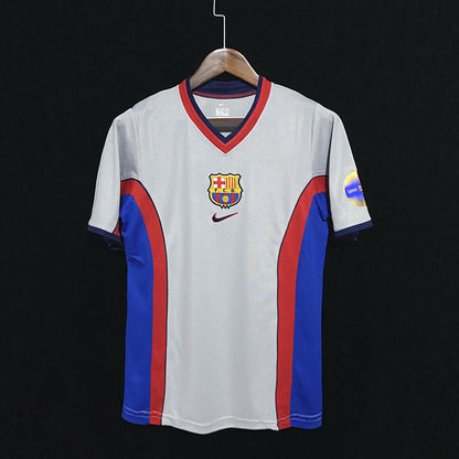 Retro 2000 Barcelona Borte Fotballdrakter