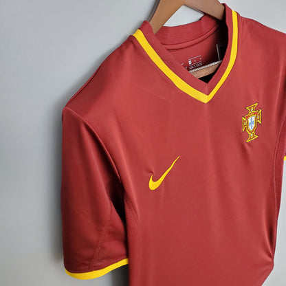Retro 2000 Portugal Hjemme Fotballdrakter