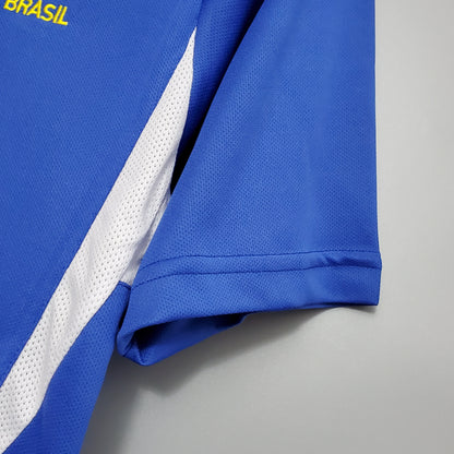 Retro 2002 Brasil Borte Fotballdrakter