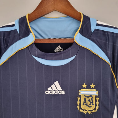 Retro 2006 Argentina Borte Fotballdrakter