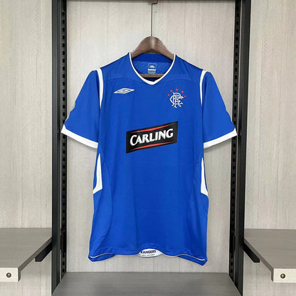 Retro 2008-09 Rangers Hjemme Fotballdrakter