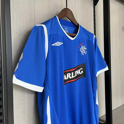 Retro 2008 09 Rangers Hjemme Fotballdrakter