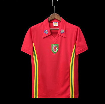 Retro 76-79 Wales Hjemme Fotballdrakter