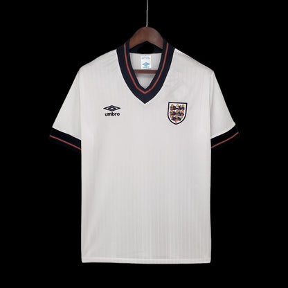 Retro 84-87 England Hjemme Fotballdrakter