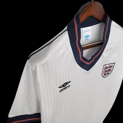 Retro 84 87 England Hjemme Fotballdrakter