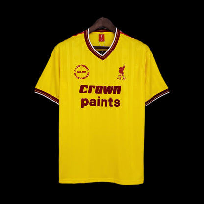 Retro 85-86 Liverpool Borte Fotballdrakter