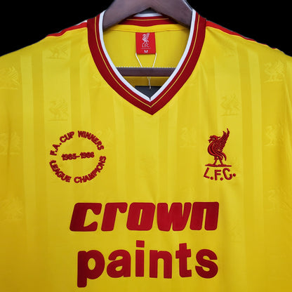 Retro 85 86 Liverpool Borte Fotballdrakter