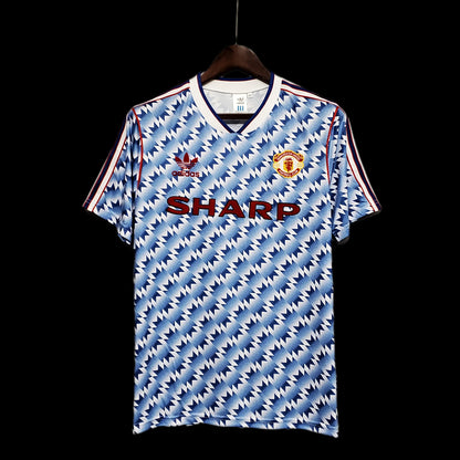 Retro 90-92 Man Utd Borte Fotballdrakter