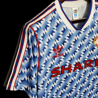 Retro 90 92 Man Utd Borte Fotballdrakter