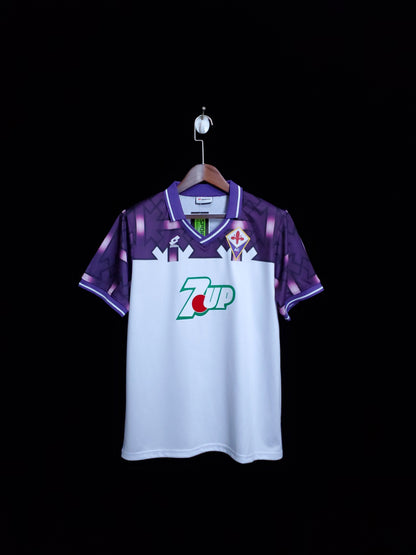 Retro 92-93 Fiorentina Borte Fotballdrakter