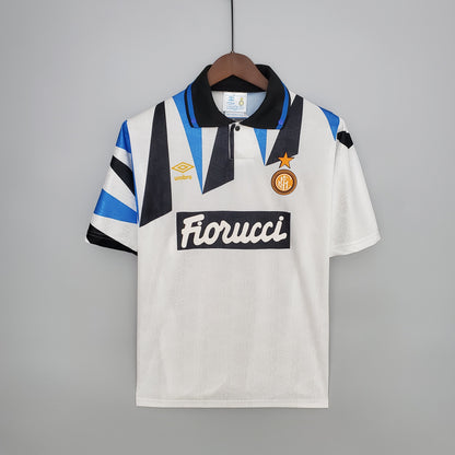 Retro 92-93 Inter Milan Borte Fotballdrakter