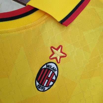 Retro 95 96 AC Milan Borte Fotballdrakter