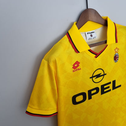 Retro 95 96 AC Milan Borte Fotballdrakter