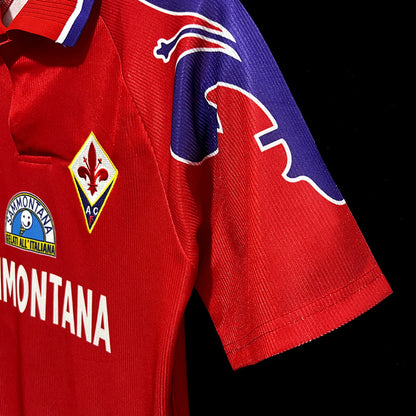 Retro 95 96 Fiorentina Borte Fotballdrakter