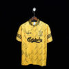 Retro 95 96 Liverpool Yellow Tredje