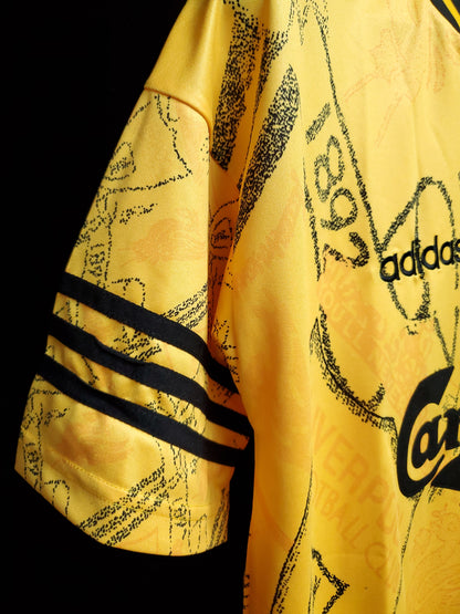Retro 95 96 Liverpool Yellow Tredje