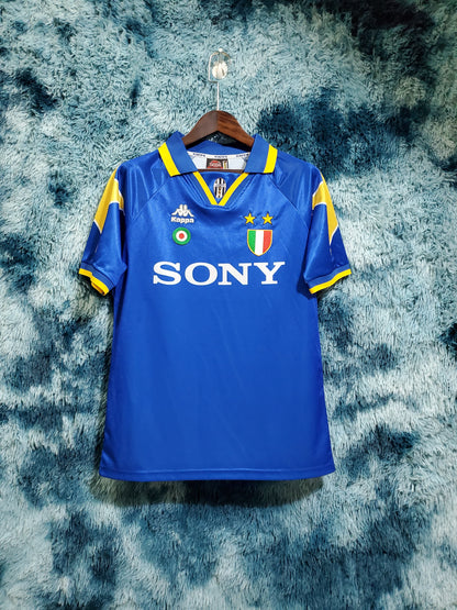 Retro 95-97 Juventus Borte Fotballdrakter