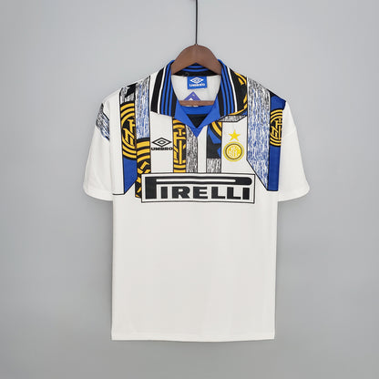 Retro 96-97 Inter Milan Borte Fotballdrakter