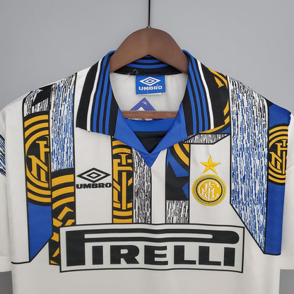 Retro 96 97 Inter Milan Borte Fotballdrakter