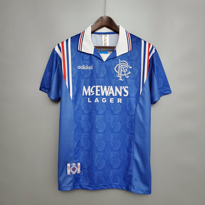 Retro 96-97 Rangers Hjemme Fotballdrakter