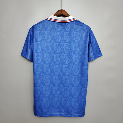 Retro 96 97 Rangers Hjemme Fotballdrakter