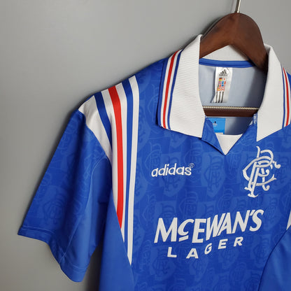 Retro 96 97 Rangers Hjemme Fotballdrakter