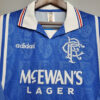 Retro 96 97 Rangers Hjemme Fotballdrakter