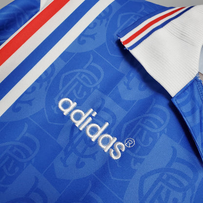 Retro 96 97 Rangers Hjemme Fotballdrakter