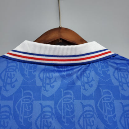 Retro 96 97 Rangers Hjemme Fotballdrakter