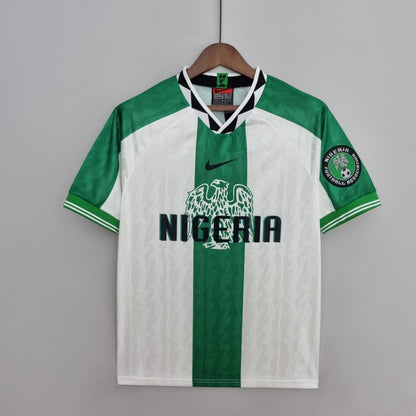 Retro 96-98 Nigeria Borte Fotballdrakter