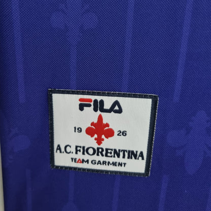 Retro 97 98 Fiorentina Hjemme Fotballdrakter