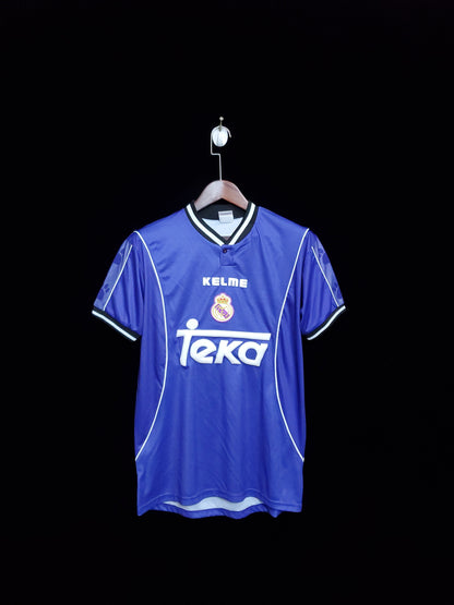 Retro 97-98 Real Madrid Borte Fotballdrakter