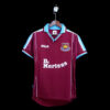Retro 99 01 West Ham United Hjemme Fotballdrakter