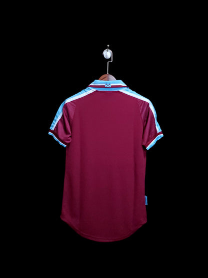 Retro 99 01 West Ham United Hjemme Fotballdrakter