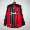 Retro AC Milan 07 08 Hjemme Fotballdrakter Langermet