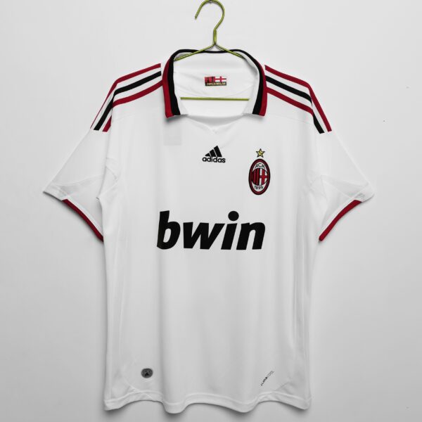 Retro AC Milan 09 10 Borte Fotballdrakter